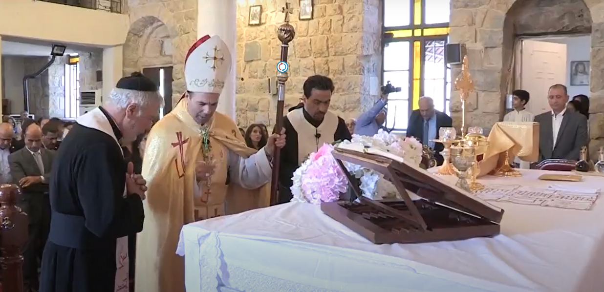 Ceremonia de bendición del Oratorio Beit Lahia en Líbano