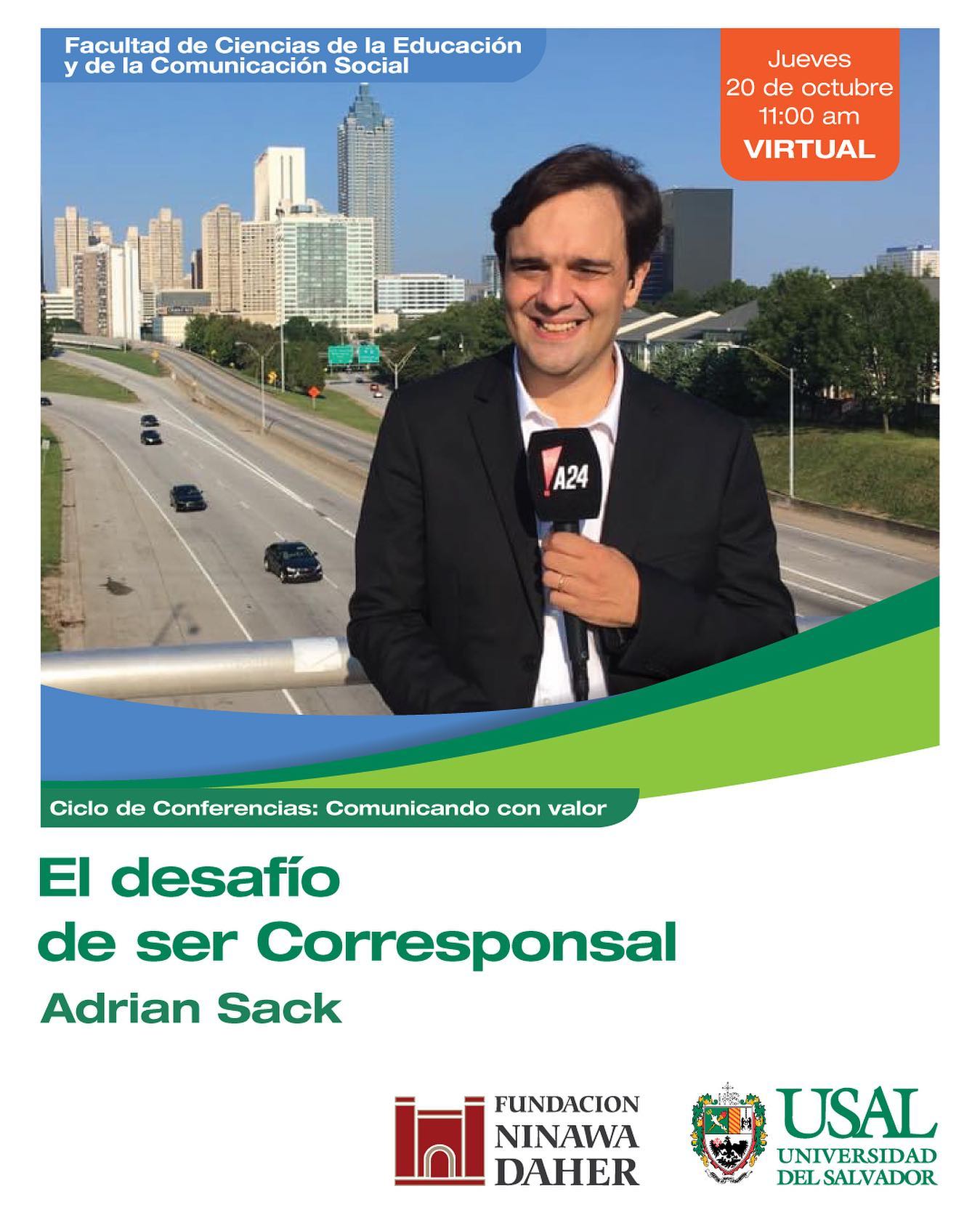 Ciclo de Conferencias: Comunicando con valor. «El desafío de ser corresponsal»