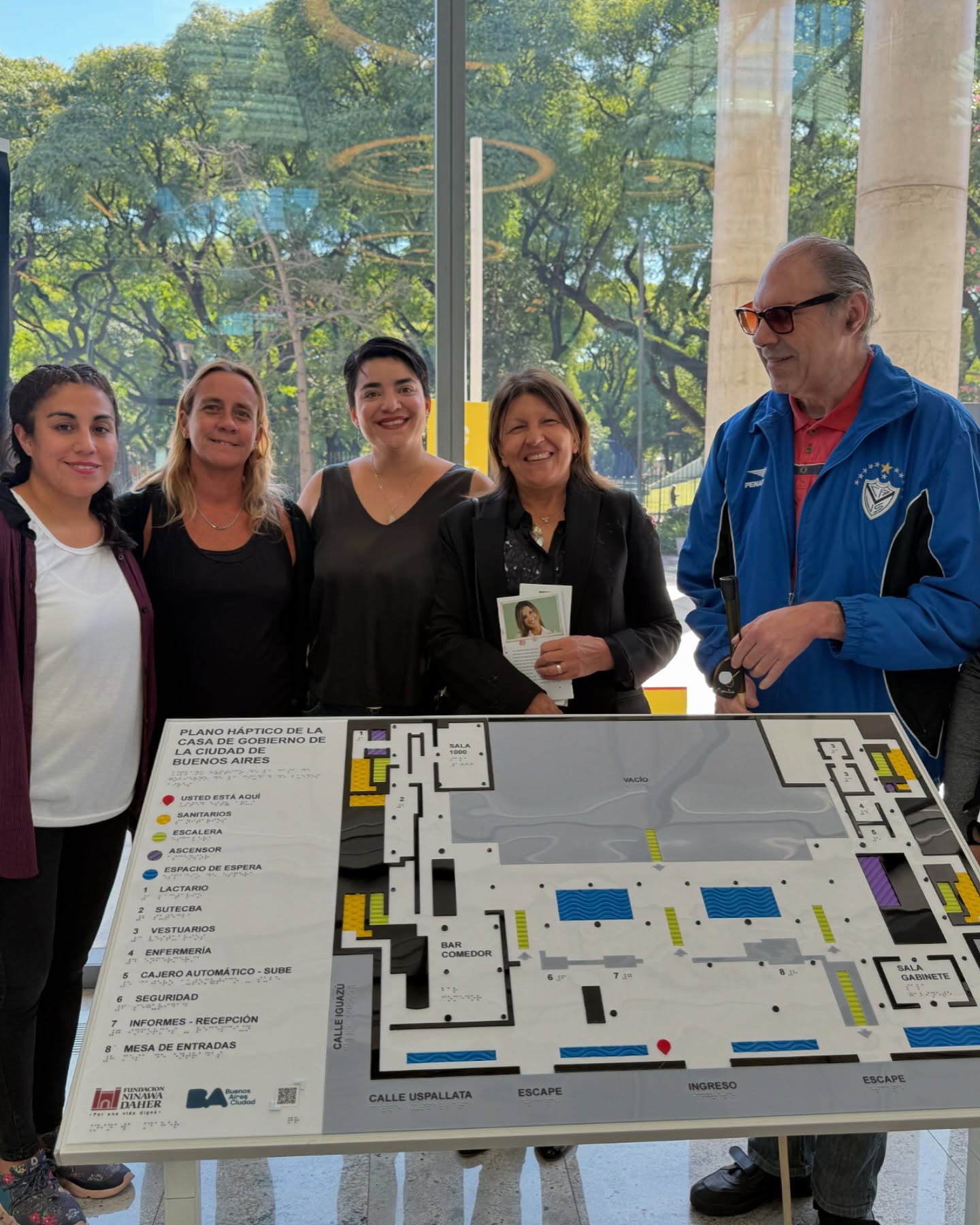 Inauguración del Plano háptico de la Casa de Gobierno de la Ciudad de Buenos Aires